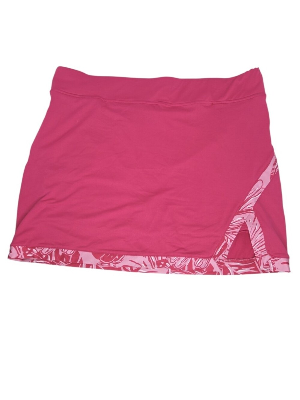 Stella Parker Sport Deep Pink Athletic Asymetrical Side Slit Skort Size XL NWT